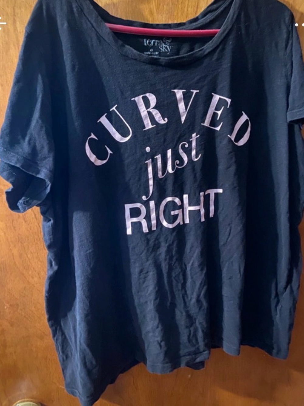 Curved just right graphic tee t-shirt size 2X 20W-22W